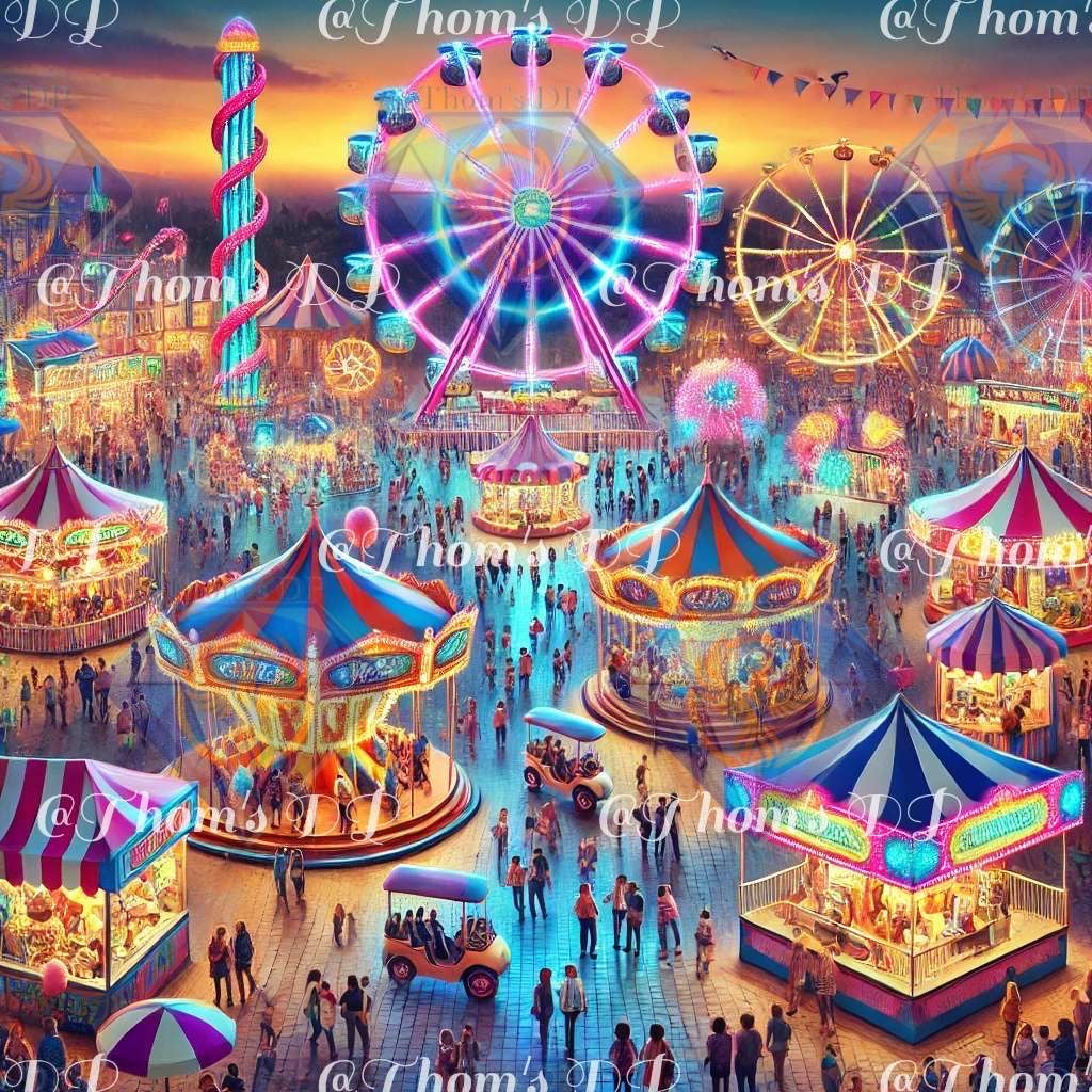 Ambiance Foraine (60/60cm)