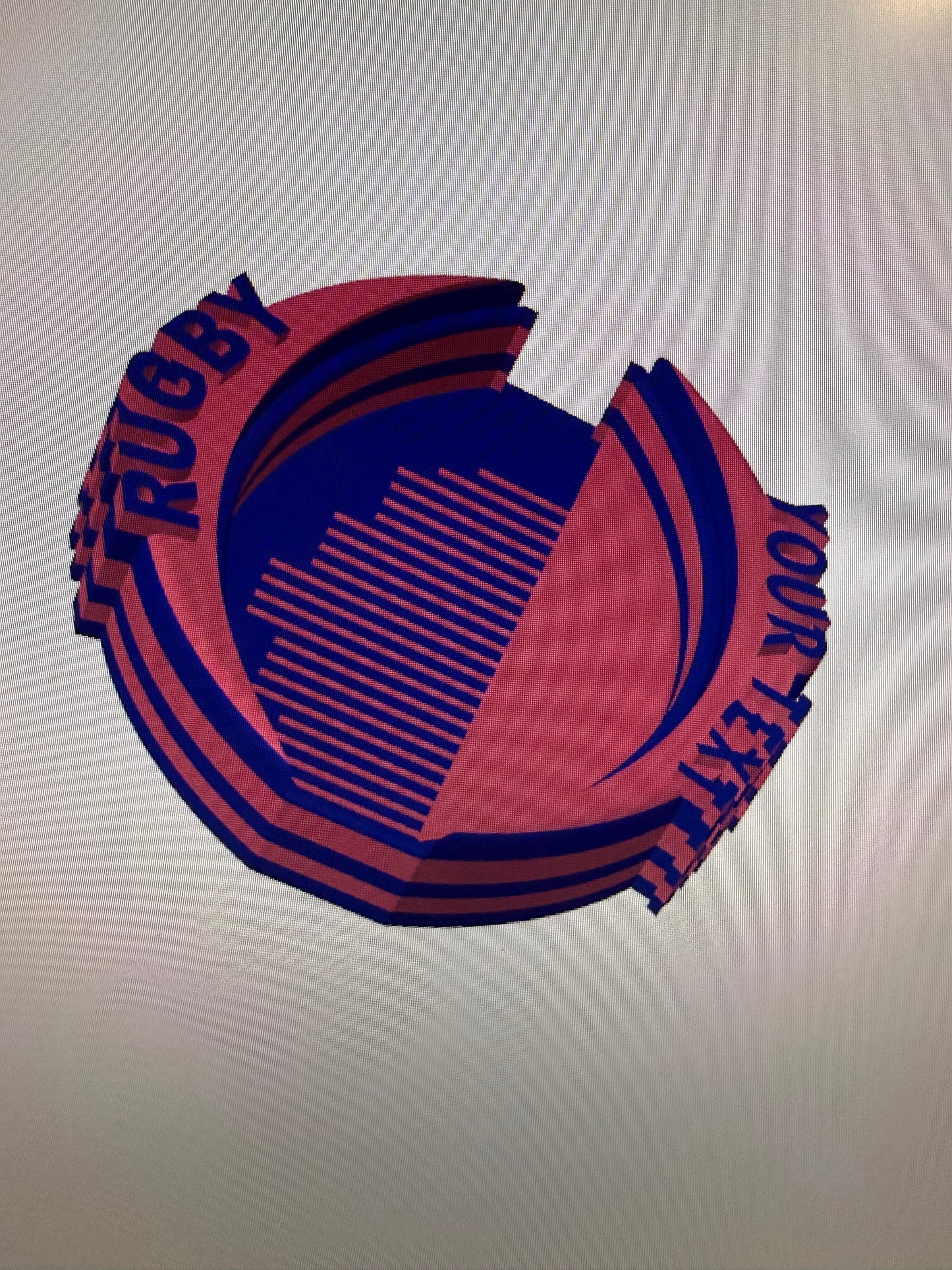 Plateau no washi Rugby Personnalisable