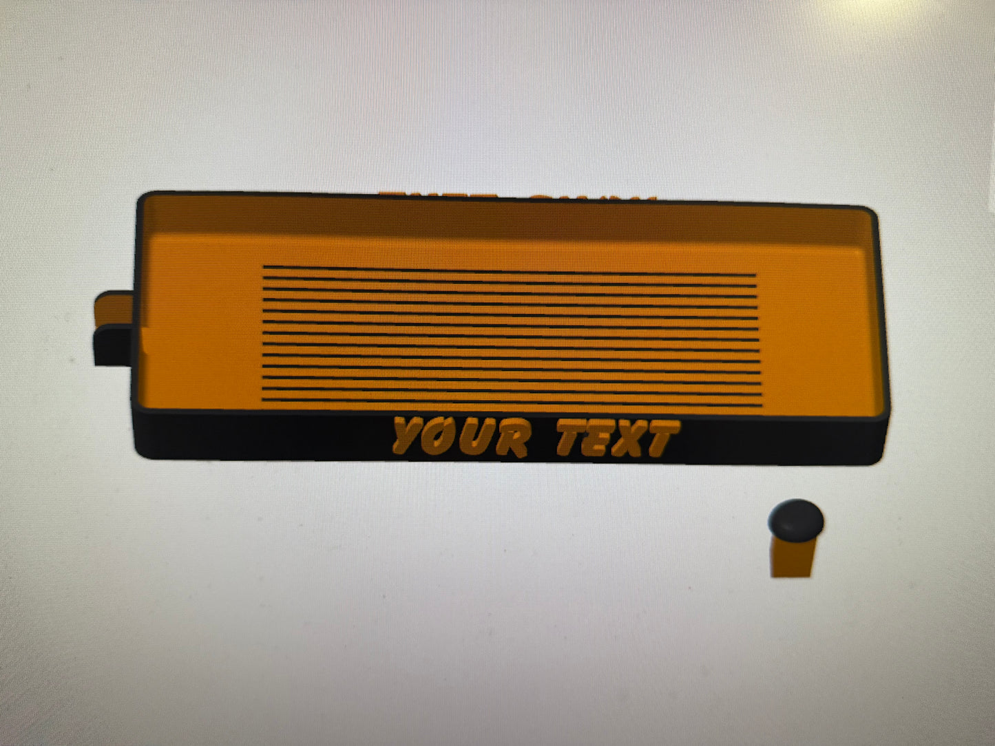 Plateau floqué personnalisé