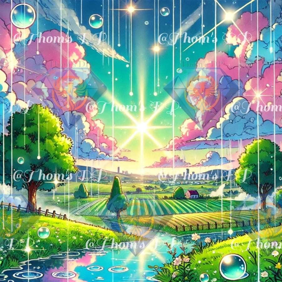 Pluie de lumière (50/70cm)