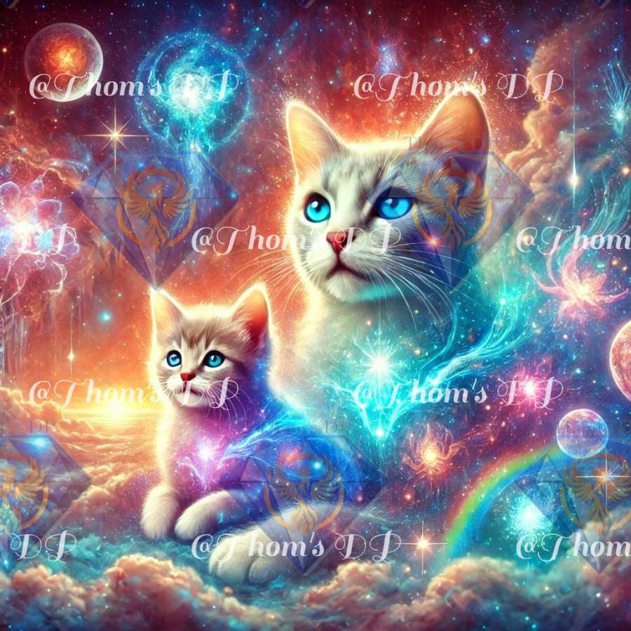 Les Chats De L’univers (60/80cm)