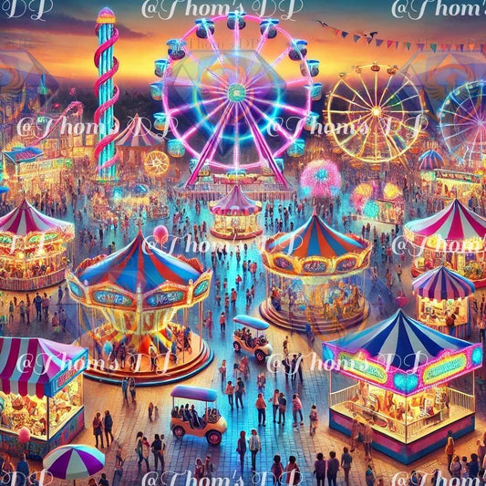 Ambiance Foraine (60/60cm)