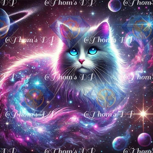 Le chat spatial (60/60cm)