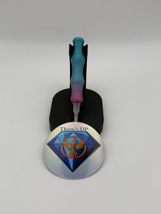 Mini stylet fin couleur dégradée bleu rose