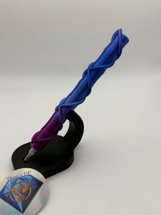 Stylet ADN dégradé violet bleu