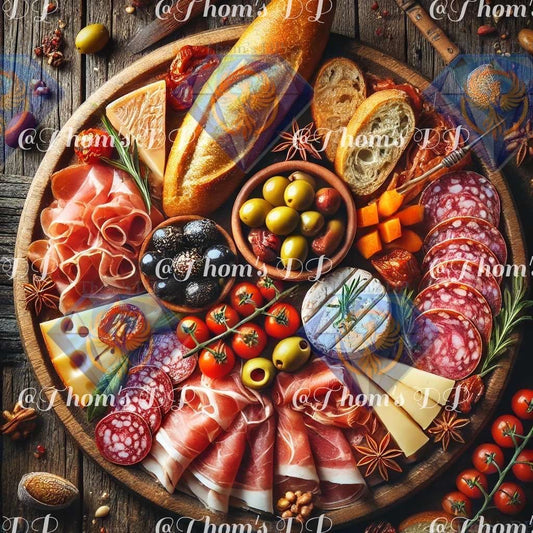 Charcuterie en folie (60/60cm)