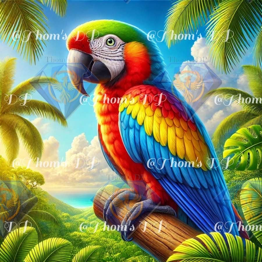 Perroquet Tropical (60/80cm)