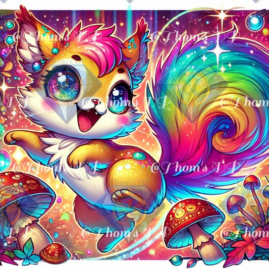 Écureuil féerique (60/60cm)