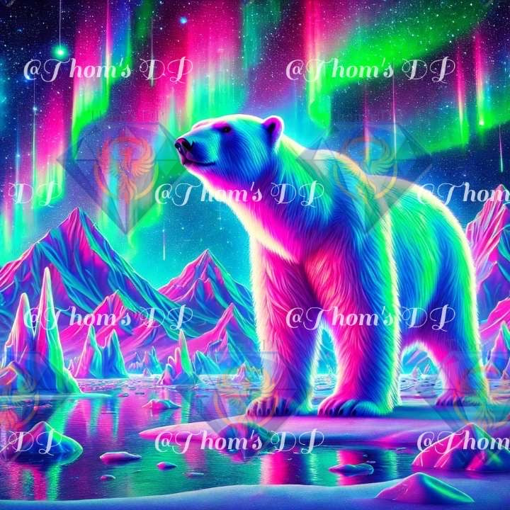 L’empereur Des Glaces (80/80cm)