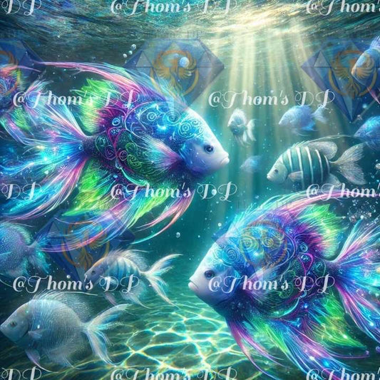 Harmonie sous-marine (60/60cm)