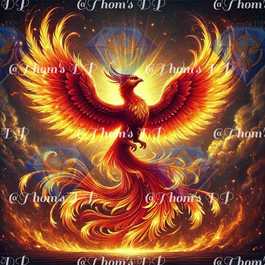 Le gardien des flammes (60/60cm)