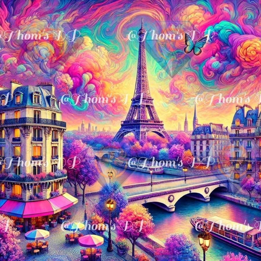 Rêve parisien (60/60cm)